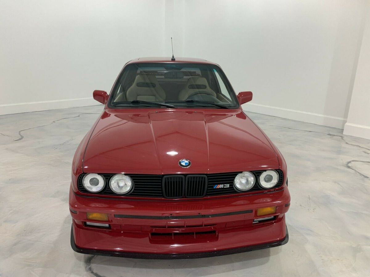 1989 Red BMW 3-Series Coupe