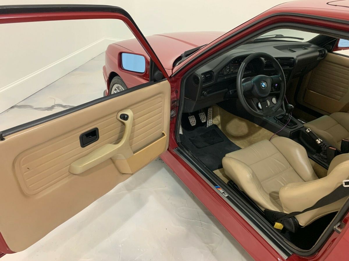 1989 Red BMW 3-Series Coupe