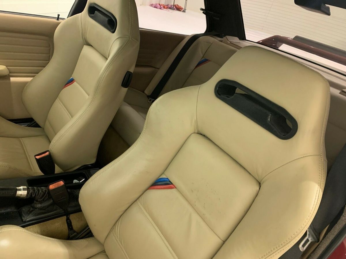 1989 Red BMW 3-Series Coupe