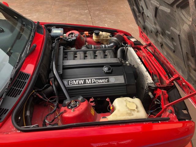 1991 Red BMW 3-Series Coupe