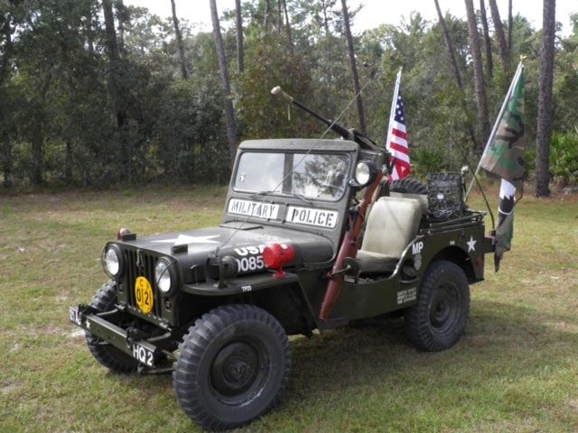 1952 Green Willys Jeep Convertible