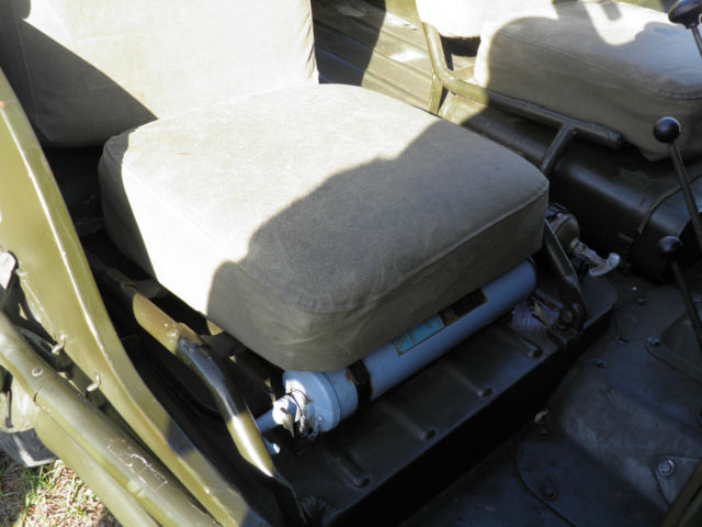 1952 Green Willys Jeep Convertible