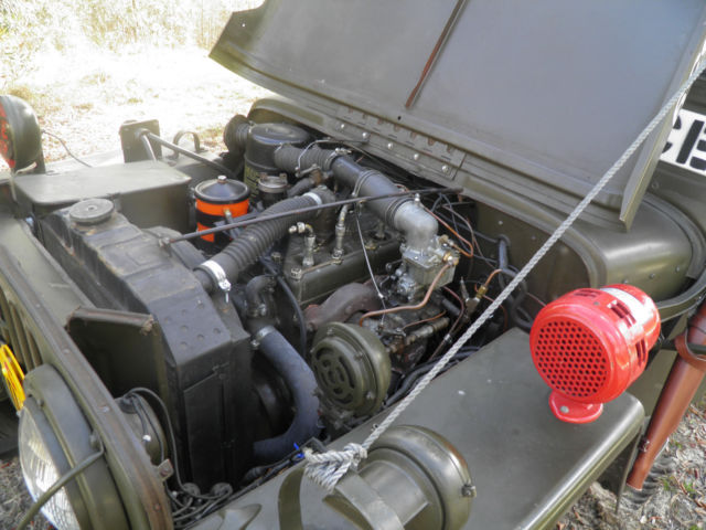 1952 Green Willys Jeep Convertible