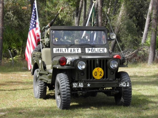 1952 Green Willys Jeep Convertible