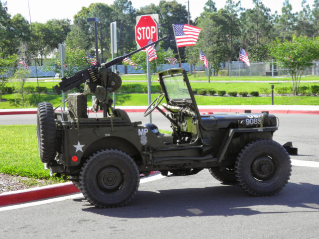 1952 Green Willys Jeep Convertible