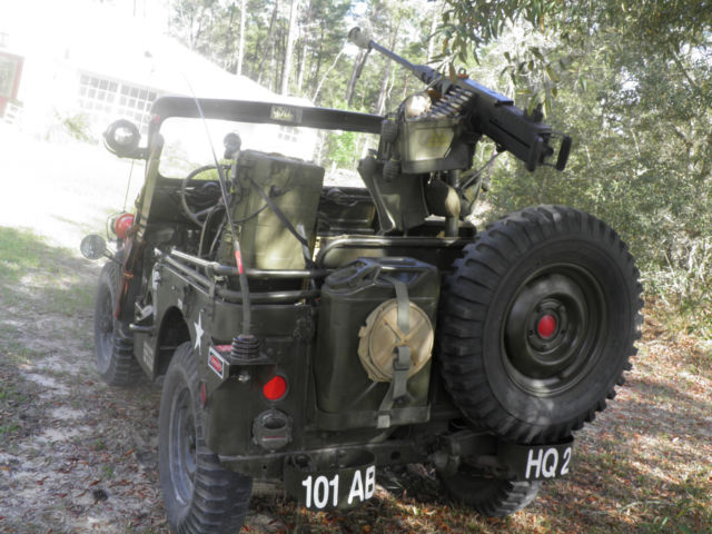 1952 Green Willys Jeep Convertible