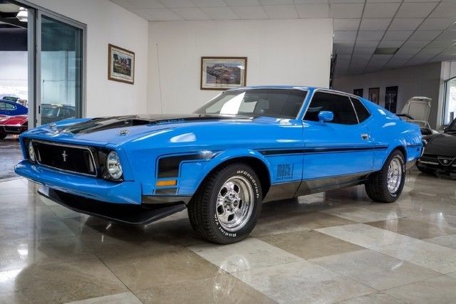 1973 Grabber Blue Ford Mustang Coupe