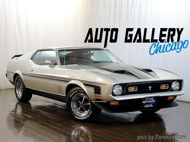 1971 Silver Ford Mustang Coupe