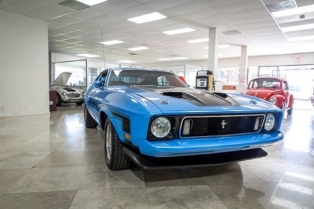 1973 Grabber Blue Ford Mustang Coupe