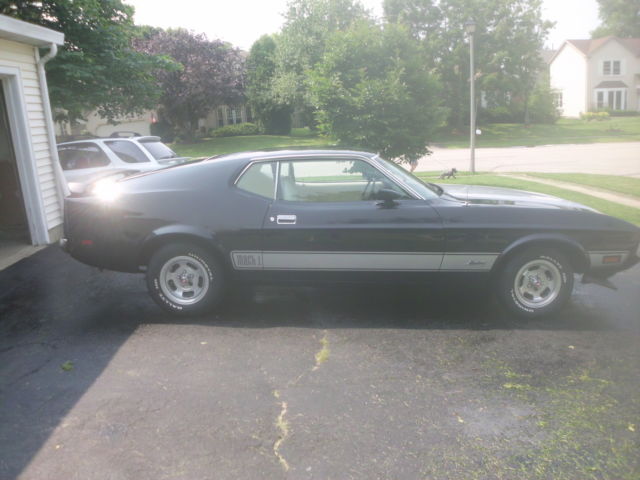 1973 Dark Blue Metallic Ford Mustang Mach 1