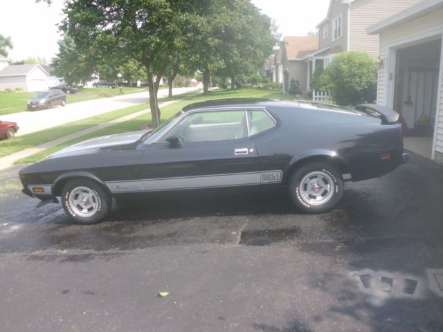 1973 Dark Blue Metallic Ford Mustang Mach 1
