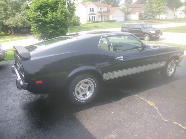 1973 Dark Blue Metallic Ford Mustang Mach 1