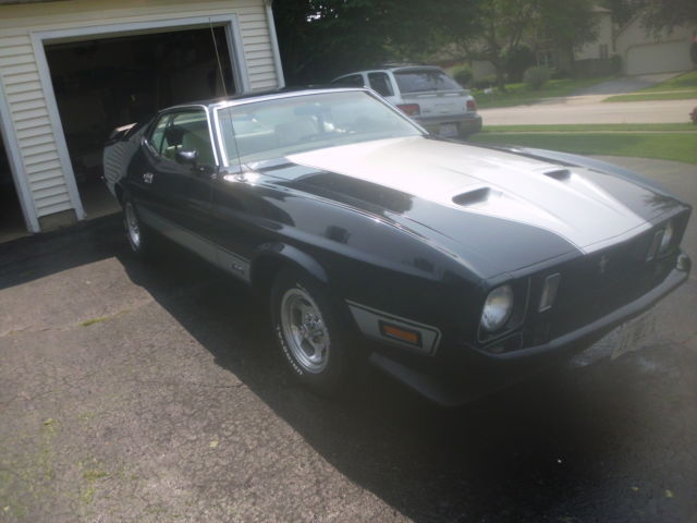1973 Dark Blue Metallic Ford Mustang Mach 1