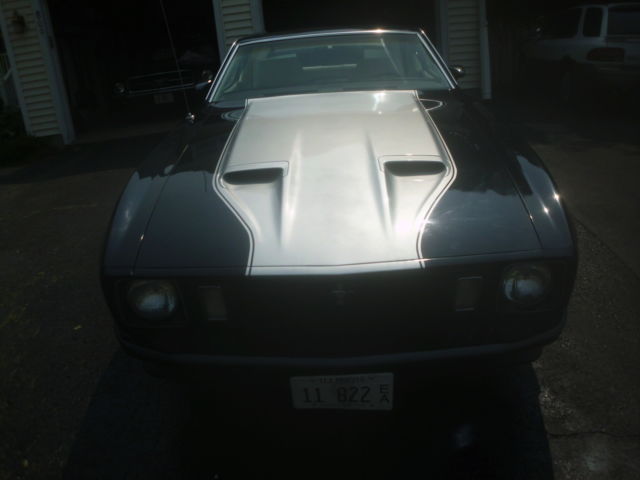 1973 Dark Blue Metallic Ford Mustang Mach 1