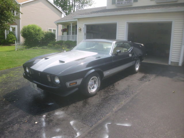 1973 Dark Blue Metallic Ford Mustang Mach 1