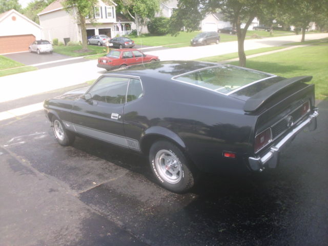 1973 Dark Blue Metallic Ford Mustang Mach 1