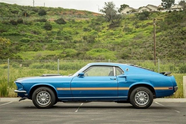 1969 Blue Ford Mustang Coupe