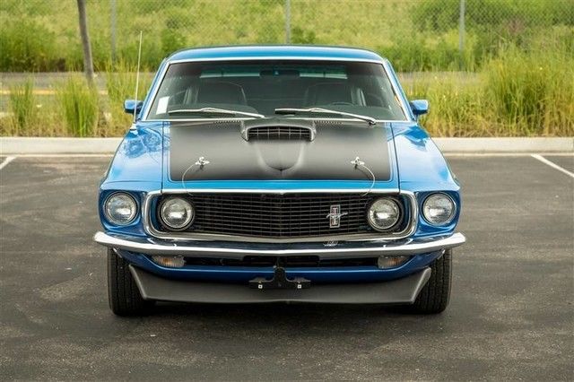 1969 Blue Ford Mustang Coupe