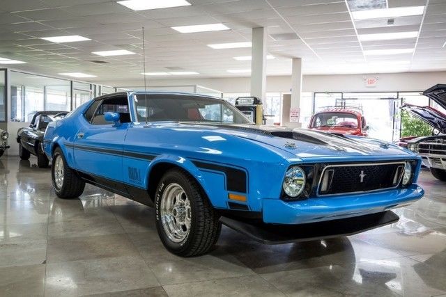 1973 Grabber Blue Ford Mustang Coupe