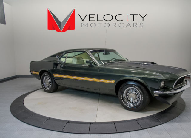 1969 Green Ford Mustang Coupe
