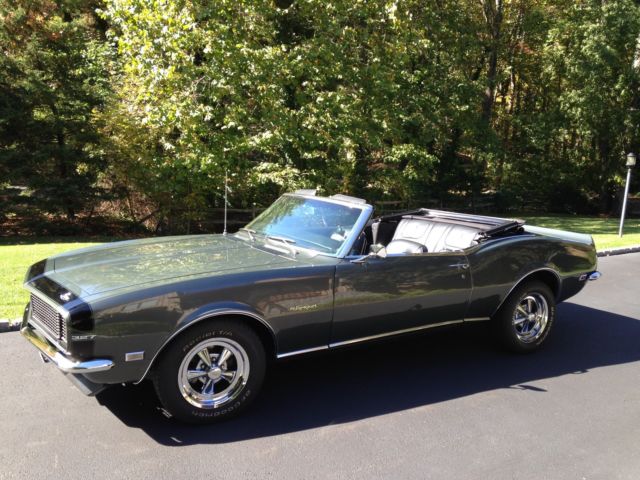 1968 Sequoia green Chevrolet Camaro Convertible