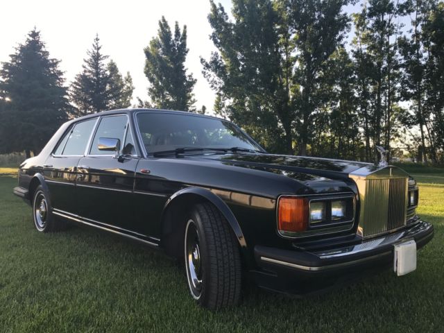 1988 Black Rolls-Royce Silver Spirit/Spur/Dawn Sedan