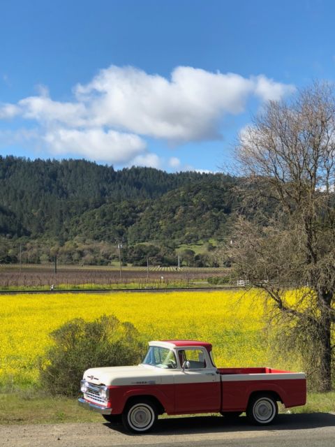 1960 Red Ford F-100