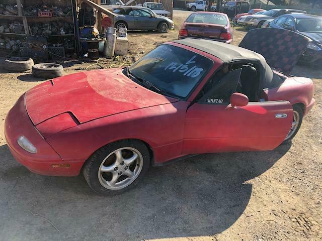 1990 Red Mazda MX-5 Miata Convertible