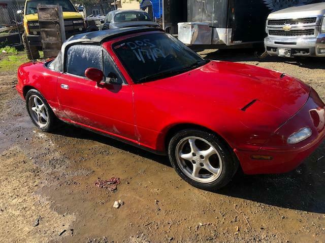 1990 Red Mazda MX-5 Miata Convertible