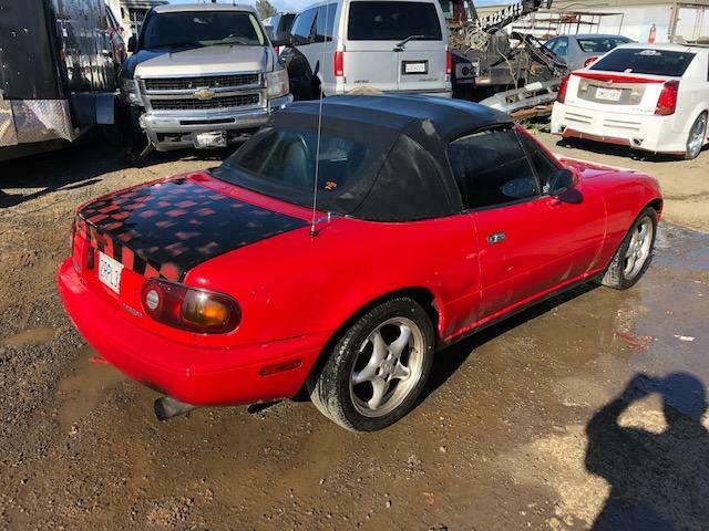 1990 Red Mazda MX-5 Miata Convertible