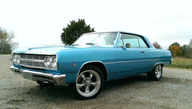 1965 Blue Chevrolet Chevelle Coupe