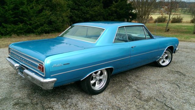 1965 Blue Chevrolet Chevelle Coupe