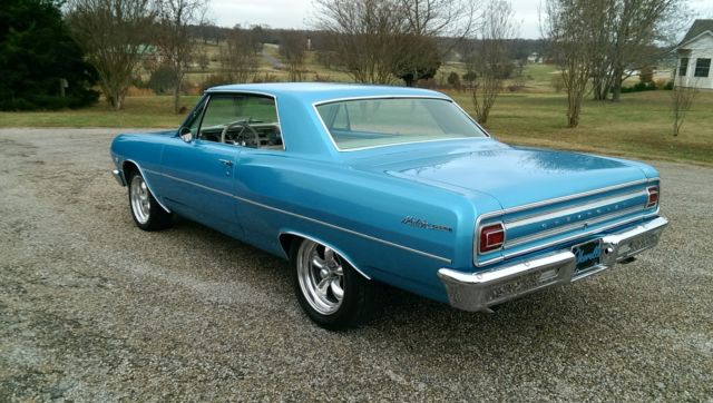 1965 Blue Chevrolet Chevelle Coupe