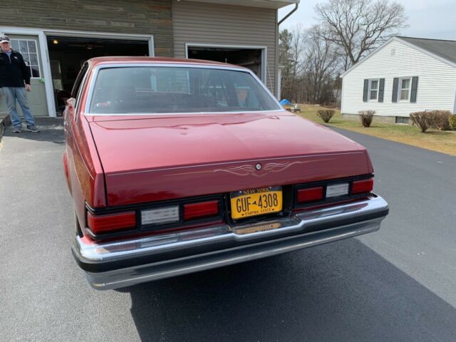 1979 Burgundy Chevrolet Malibu Coupe