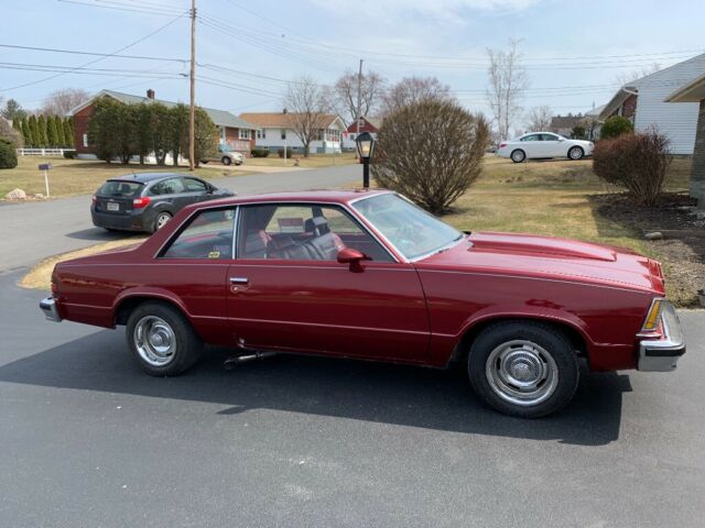 1979 Burgundy Chevrolet Malibu Coupe