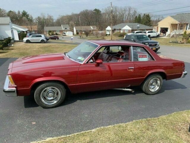1979 Burgundy Chevrolet Malibu Coupe