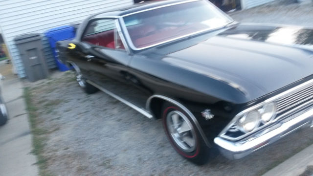 1966 Black Chevrolet Chevelle sports coupe