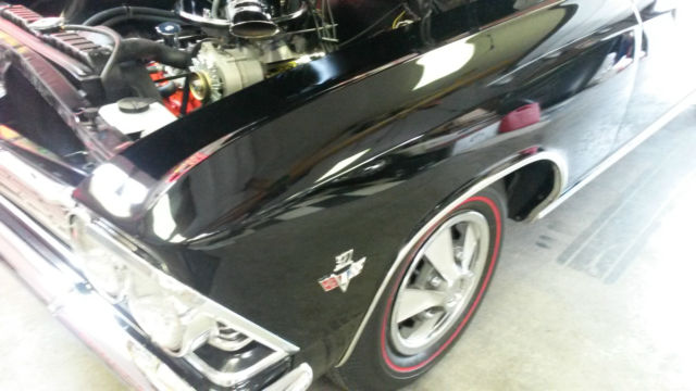 1966 Black Chevrolet Chevelle sports coupe