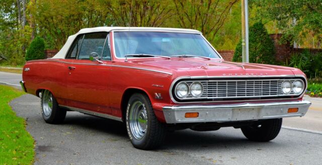 1964 Red Chevrolet Chevelle Convertible