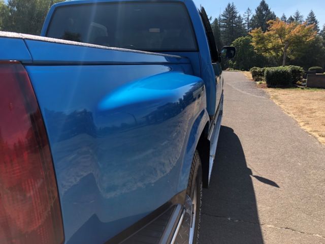 1992 Blue Chevrolet Silverado 1500 Extended Cab Pickup