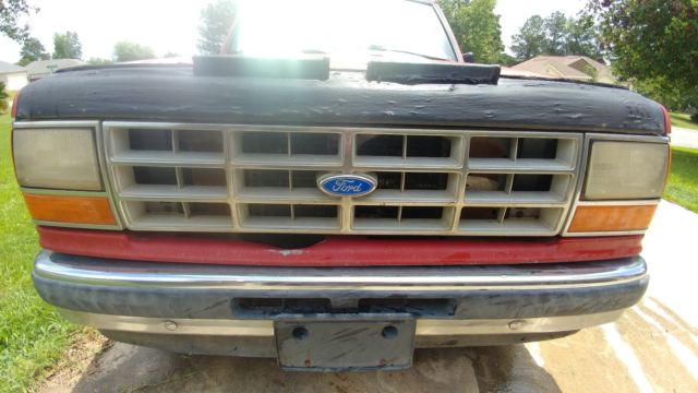 1990 Red Ford Ranger Standard Cab Pickup