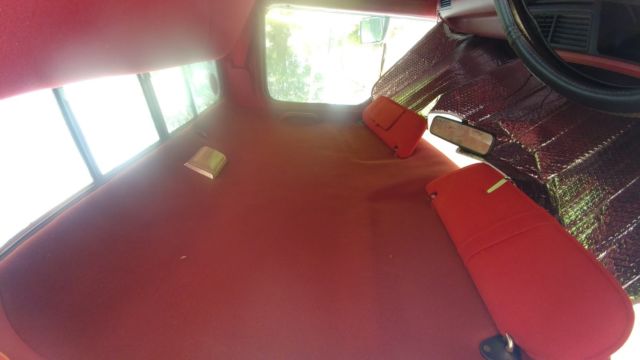 1990 Red Ford Ranger Standard Cab Pickup