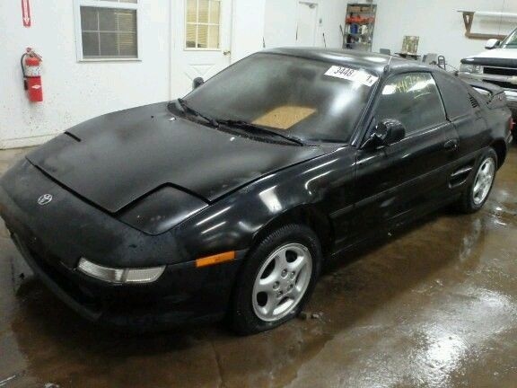 1991 Black Toyota MR2 Coupe