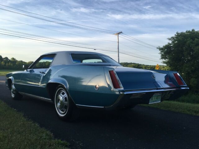 1968 Blue Cadillac Eldorado Coupe