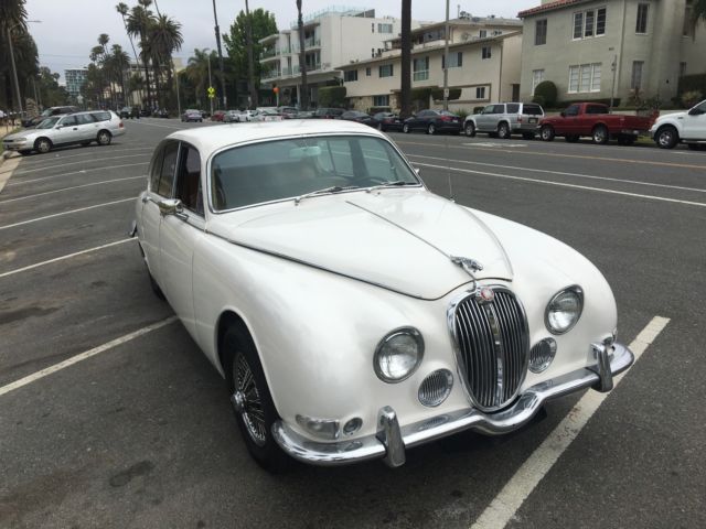 1965 White Jaguar S-Type