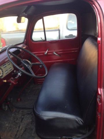 1950 Maroon Ford F-100