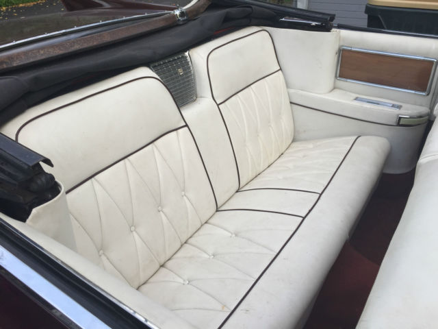 1964 Maroon Cadillac DeVille Convertible
