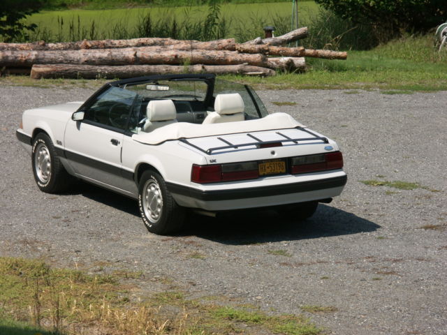 1987 Light Grey (Smoke) Ford Mustang Convertible