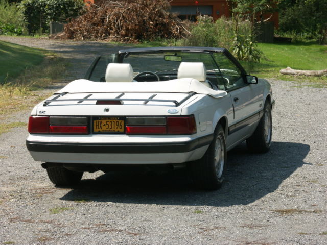 1987 Light Grey (Smoke) Ford Mustang Convertible