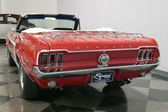 1968 Red Ford Mustang Convertible
